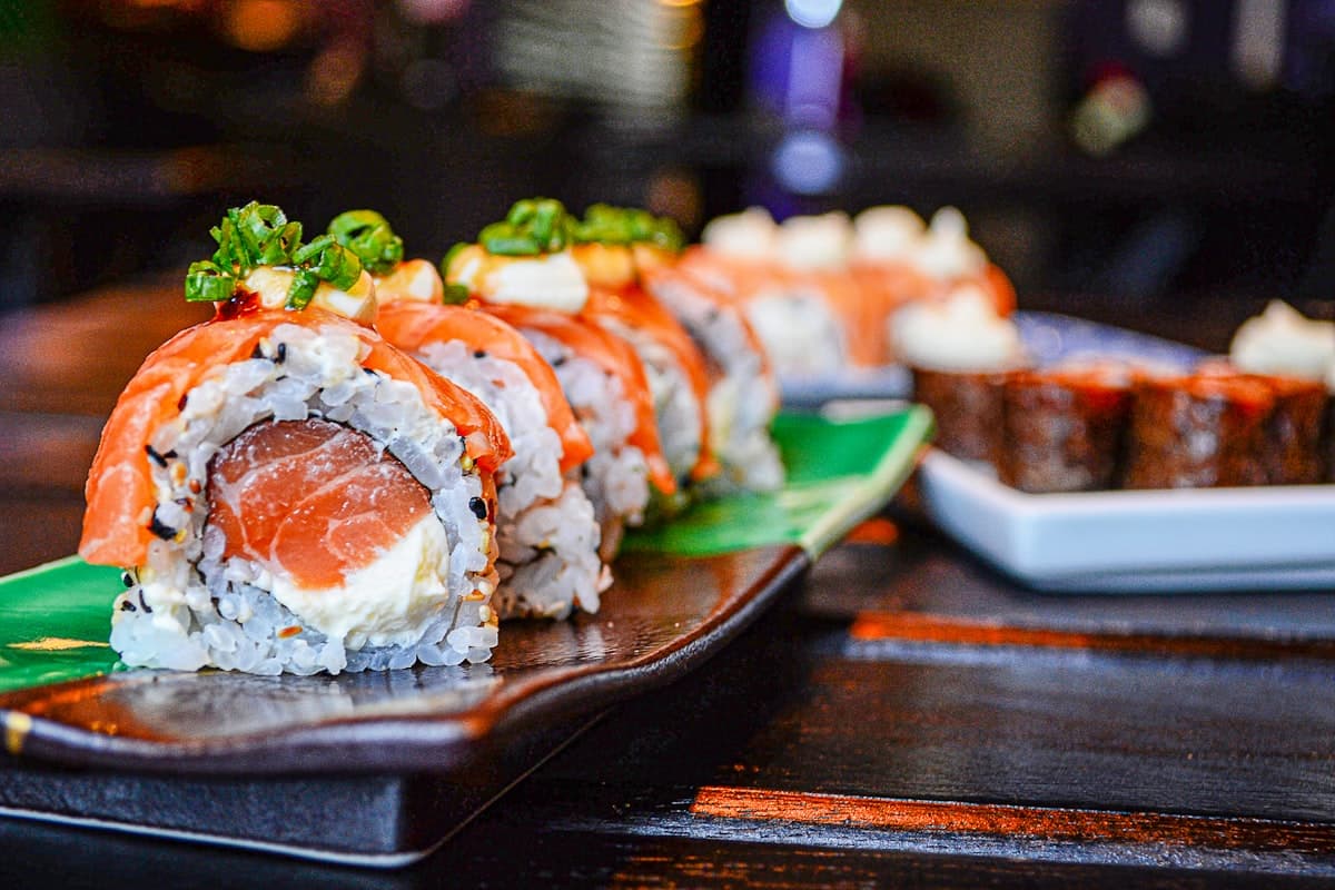 X&F Sushi Bergen - verse sushi presentatie